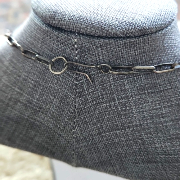 Stunning Native American Zuni Inlaid Headdress Vintage Turquoise Necklace 💙🖤🎁 - Picture 7 of 14